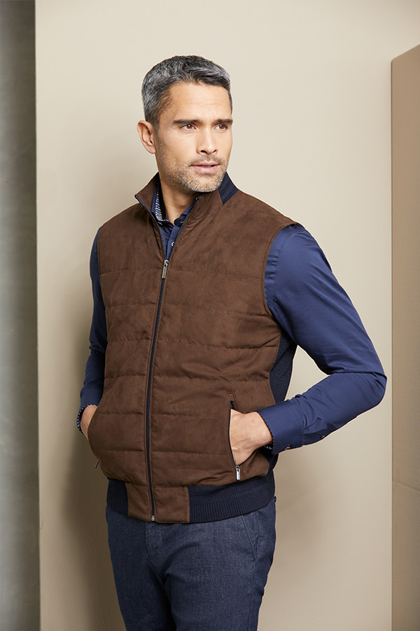 MENS CARDIGAN BUGATTI - 80 BEIGE